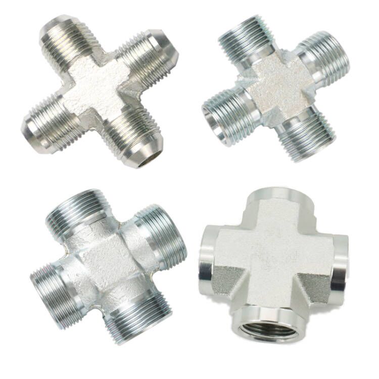 Hydraulic Cross adapter manufacturer china