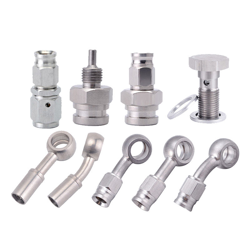 Brake stainless steel hydraulic fitting