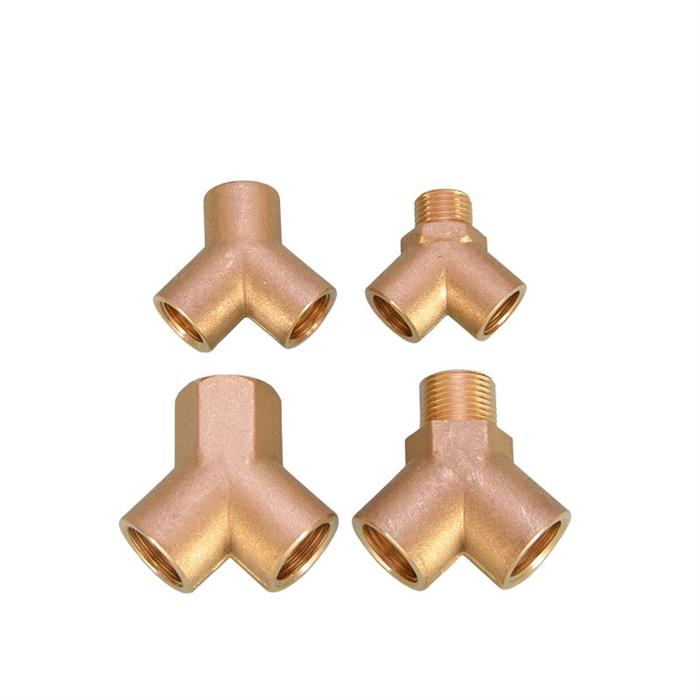 Brass Y hydraulic fitting supplier