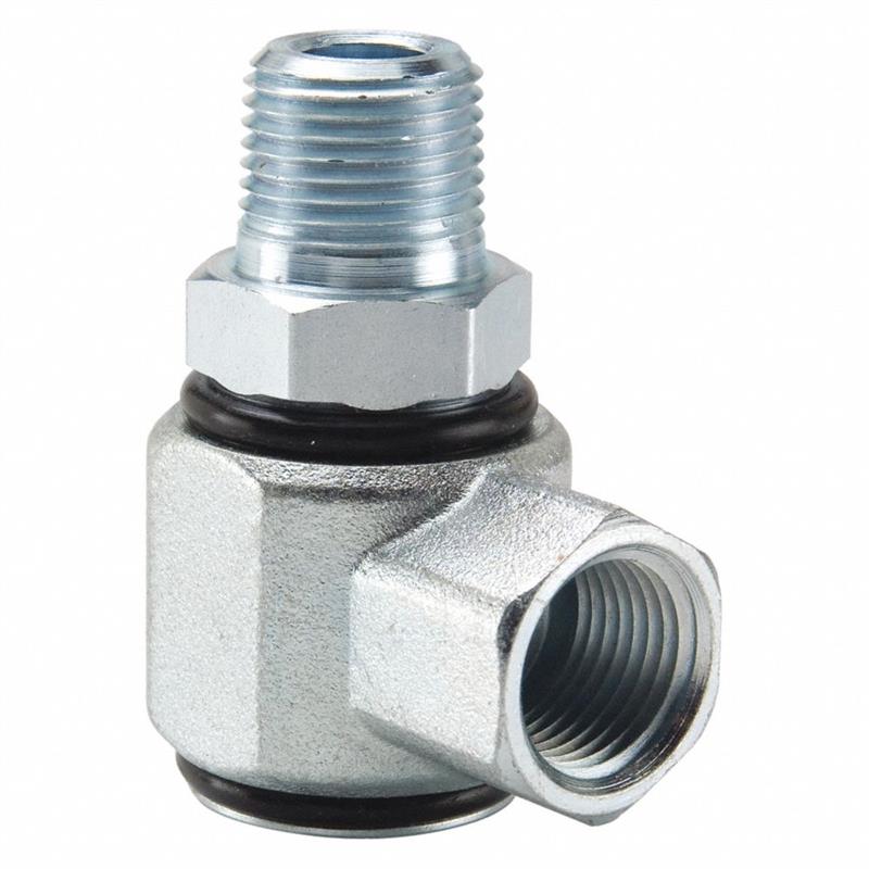 Male NPTF to Female NPTF swivel hydraulic fitting