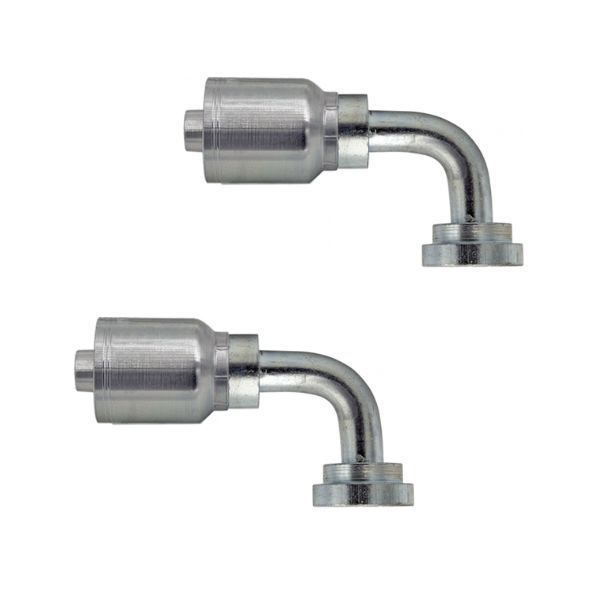 Code 61 Flange 90 degree reusable hydraulic fitting factory