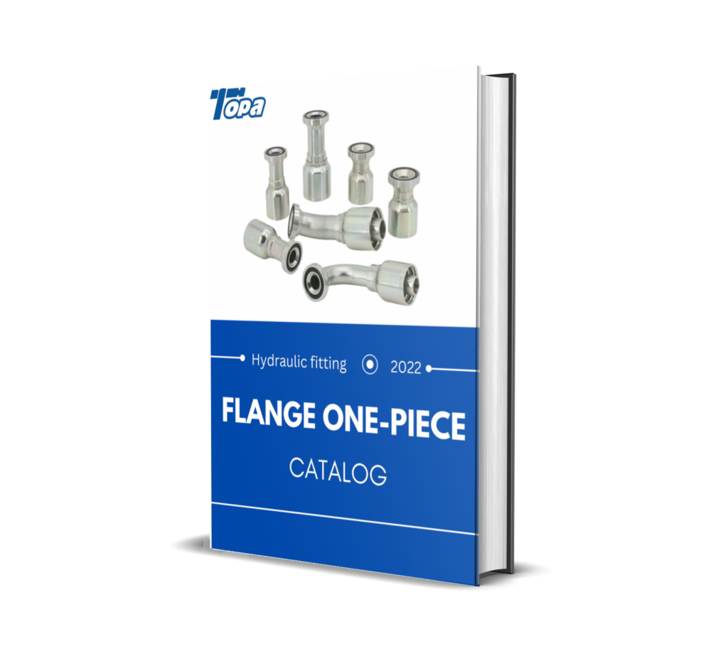 Flange hydraulic one-piece fitting catalog