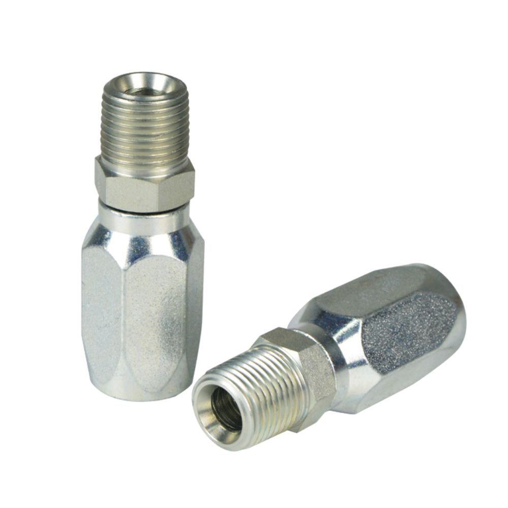 15618 Reusable NPT Thread Hydraulic Male Hose Fitting