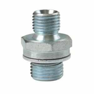 1BH BSP to Metric hydraulic hose fitting