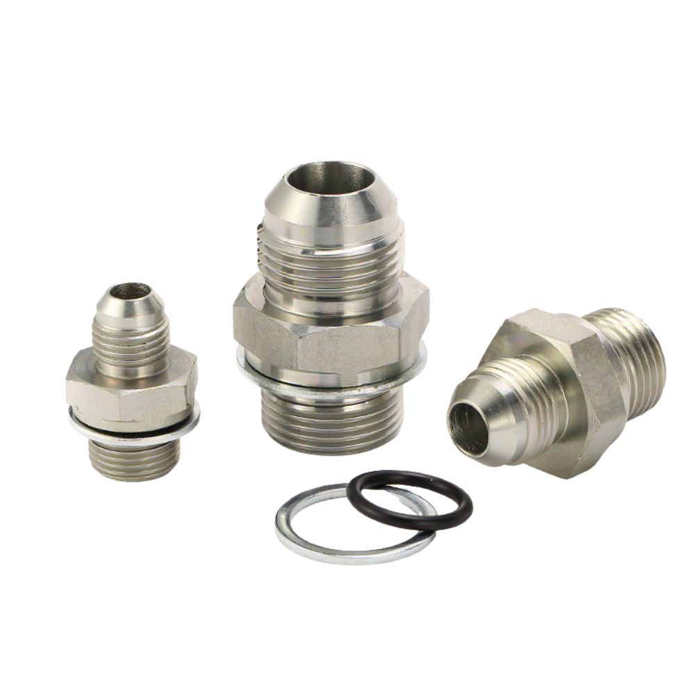 1BJMale 60° BSP to Male 37 °JIC Hydraulic Hose Fitting