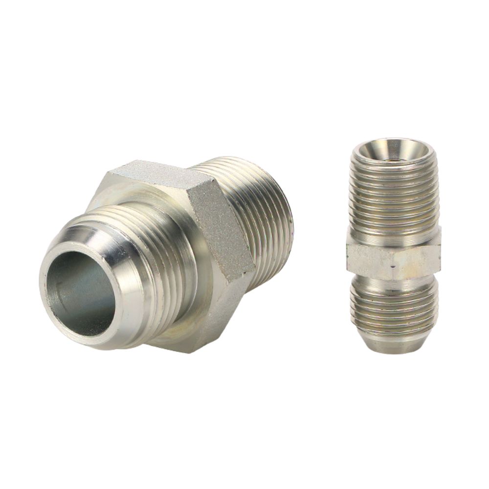 1JT JIC to BSPT hydraulic adapter fittings