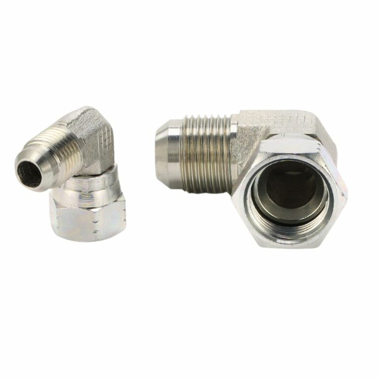 2J9 JIC 90-Degree Elbow Male to Female Hydraulic Fitting