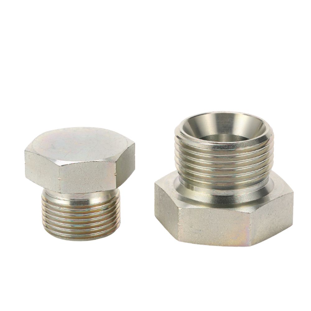 4B BSP Male Captive Seal Plug Hydraulic Pipe Fitting