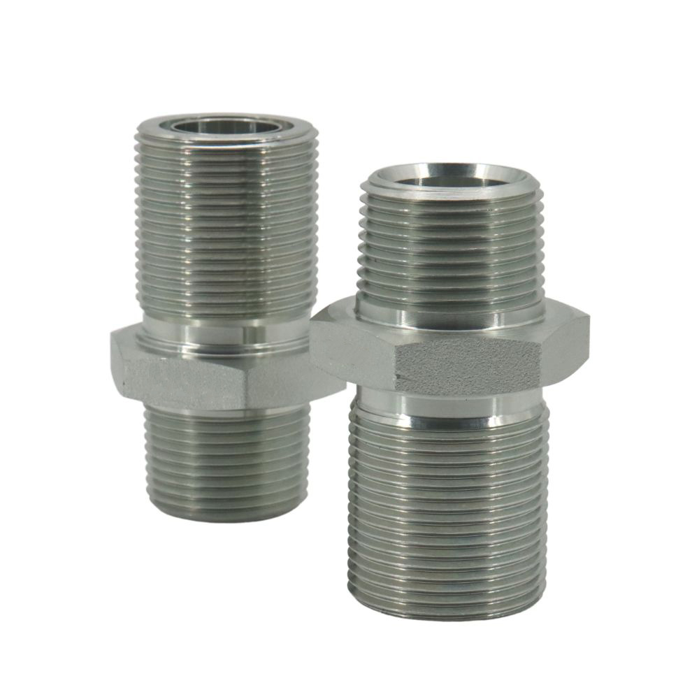 6F ORFS hydraulic bulkhead fittings