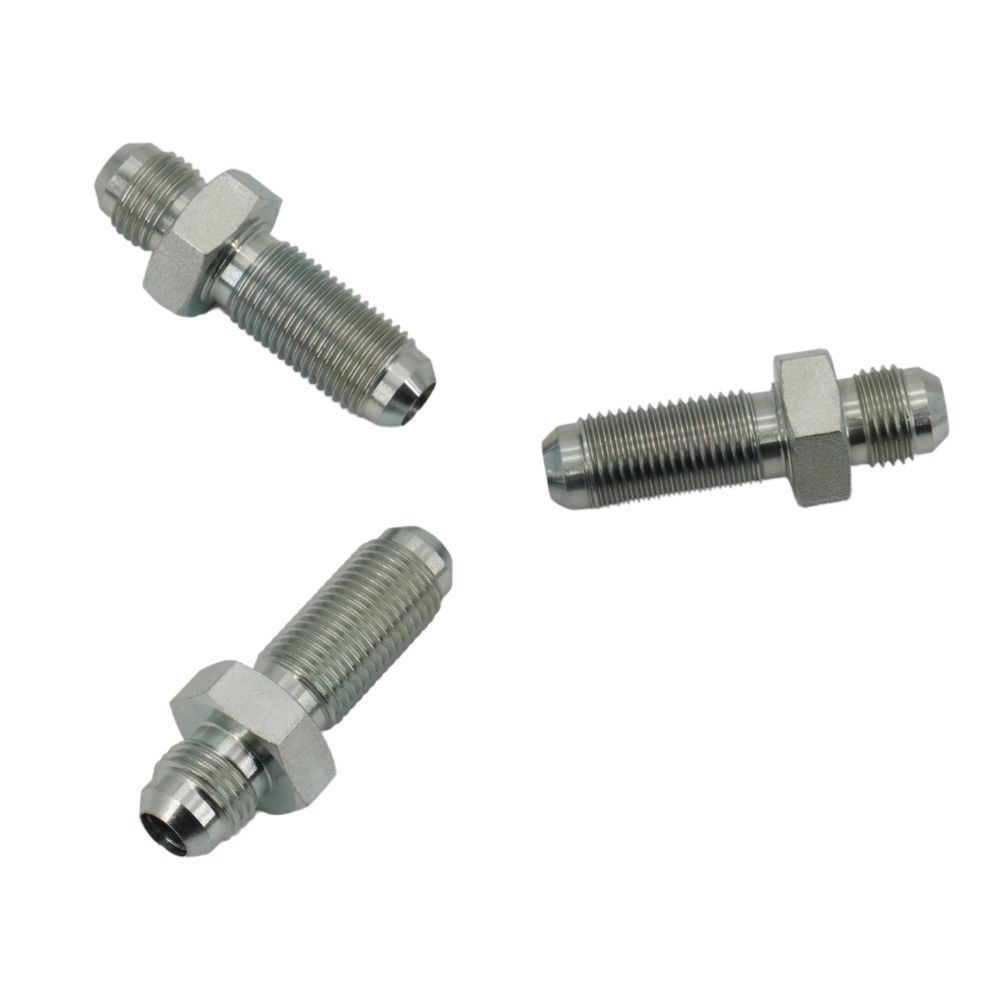 6J JIC Bulkhead Hydraulic Straight 74degree Cone Fitting