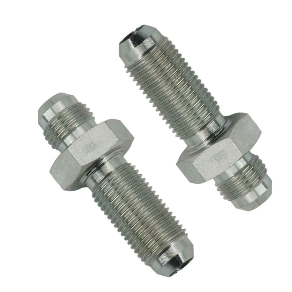 6J JIC Bulkhead Hydraulic Straight 74-degree Cone Fitting