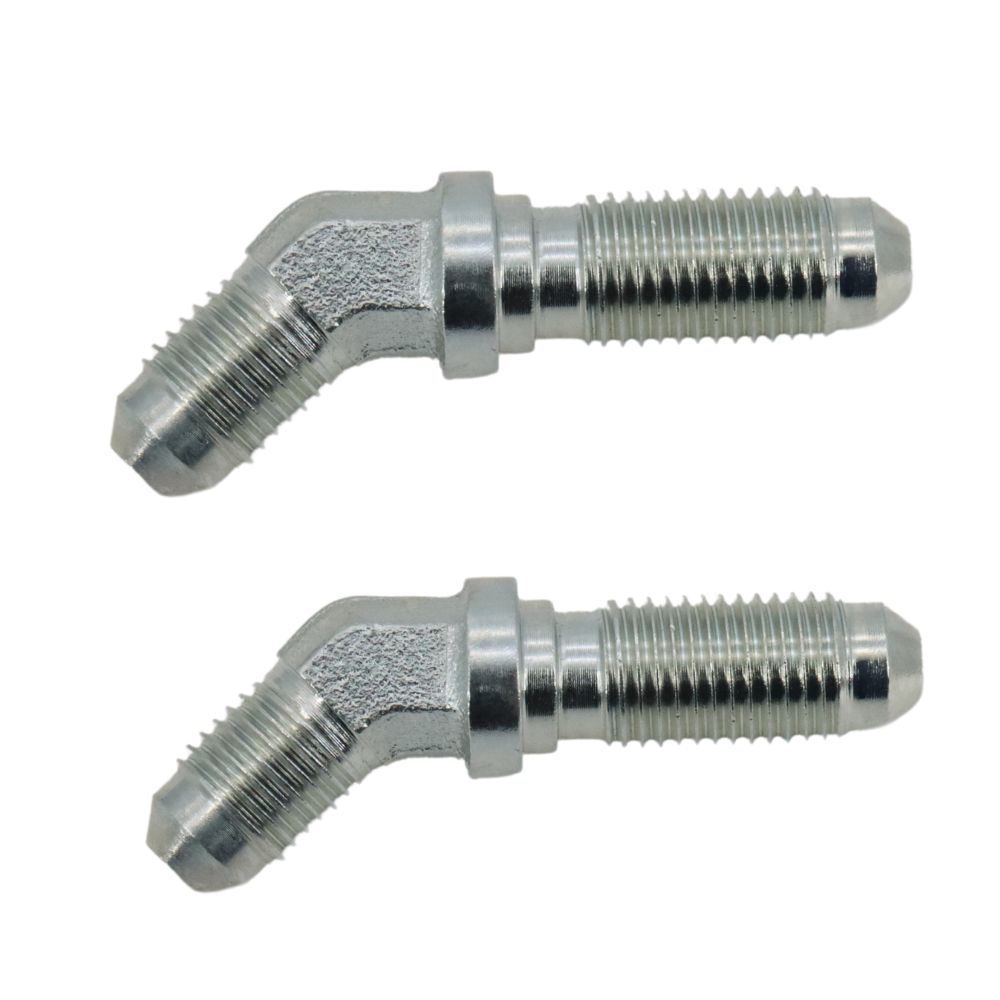 6J4 JIC Bulkhead hydraulic 45Degree Elbow Male Pipe Fitting