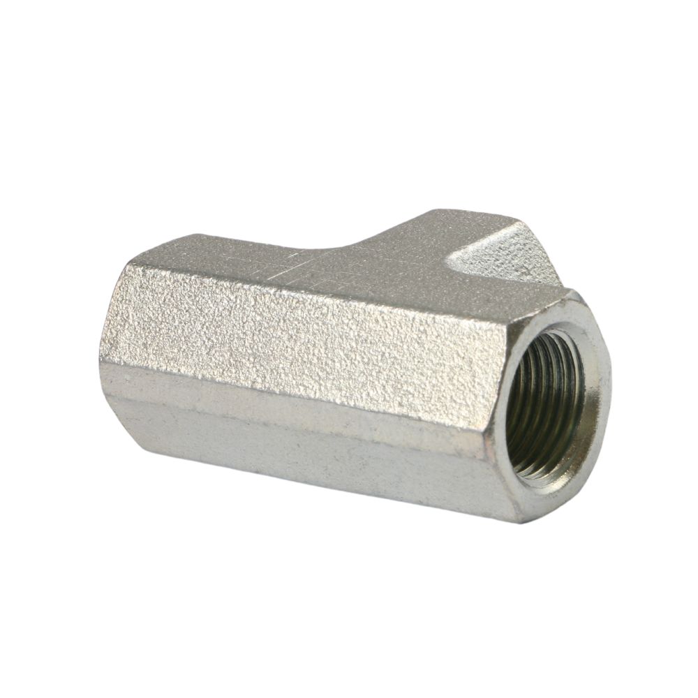 GTBSPT Female 60Degree Threaded Hydraulic Tee Pipe Fitting