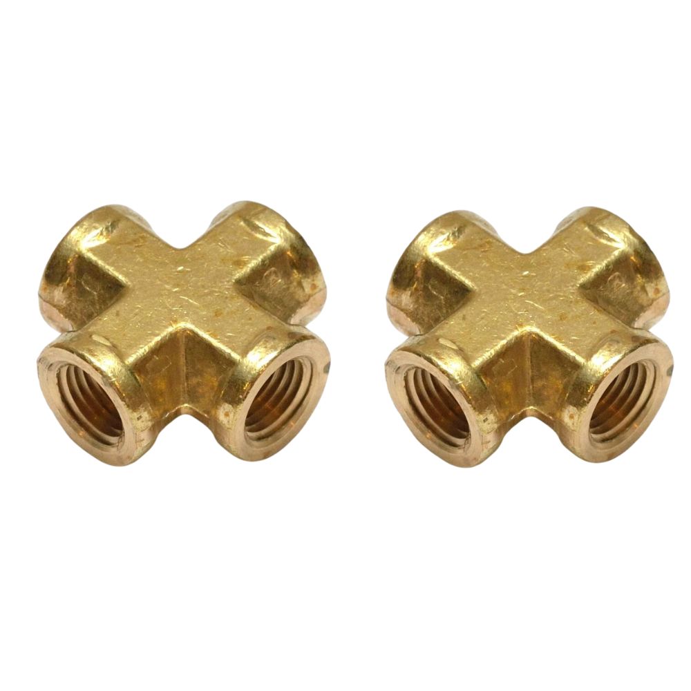 4 Way Brass Pipe Fitting Forged Cross Fittings