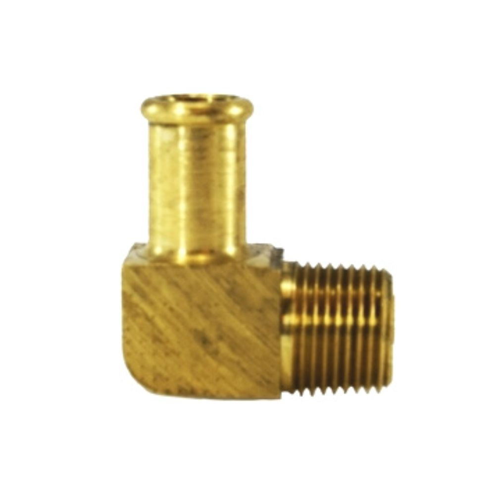 90 Degree Brass Fitting Bubble Barb Adapter