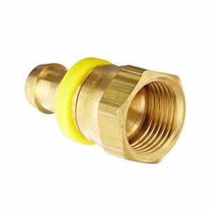 Barbed Brass Fitting Female Ballseat Swivel Adapter