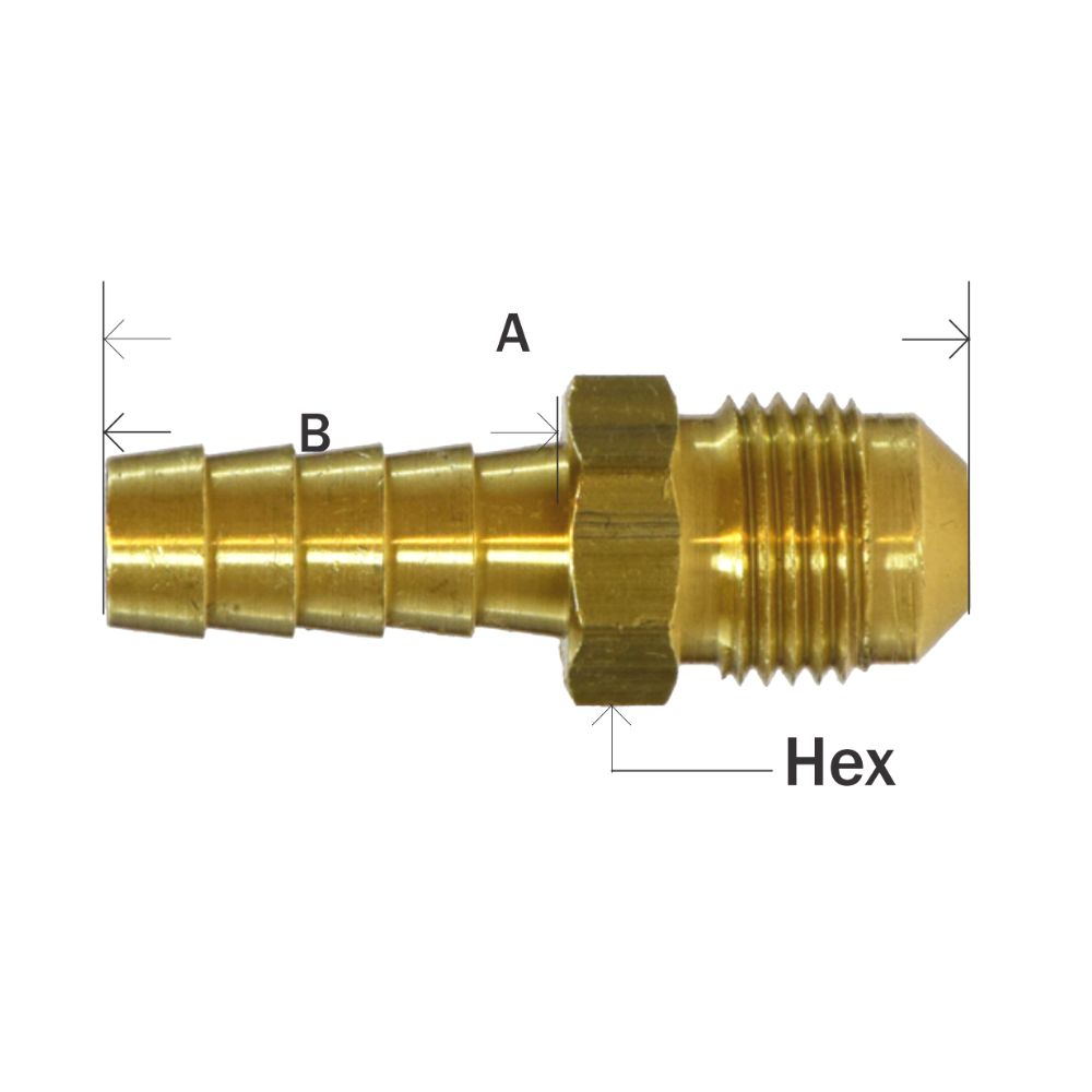 Brass Flare Fittings SAE 45° Flare Adapter