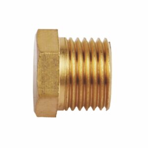 Brass Pipe Fitting Cored Hex Plug