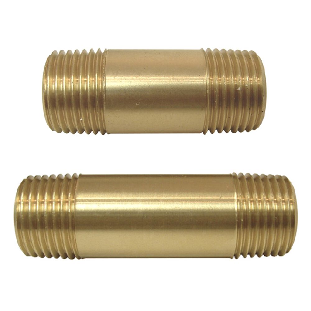 Brass plumbing fittings long nipple male nptf thread
