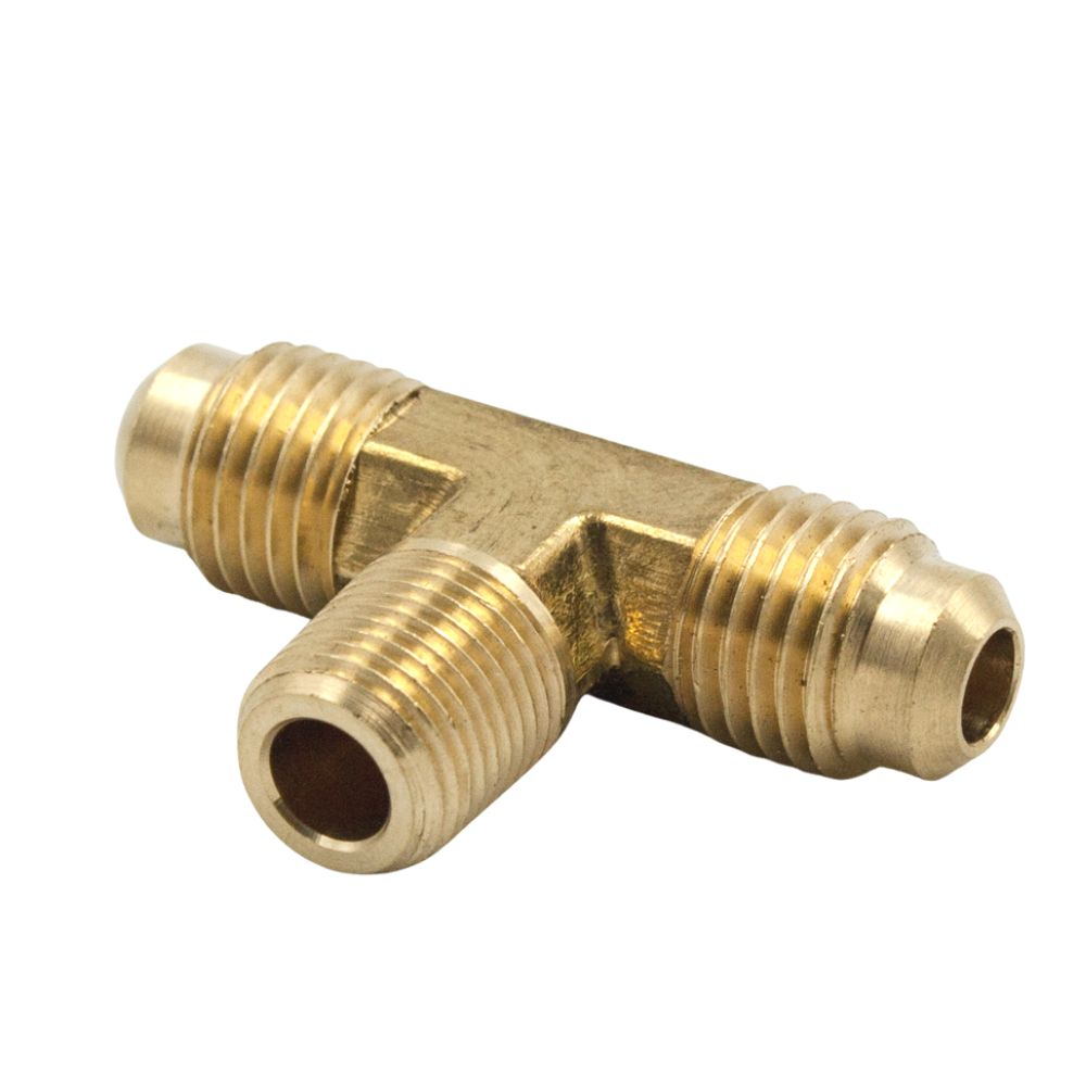 Brass T Fitting SAE Male Branch Tee