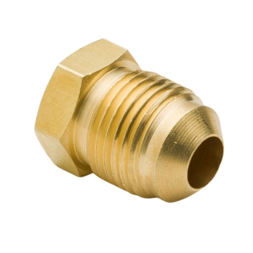Brass Flare Fitting SAE 45Degree Cone Flare Plug