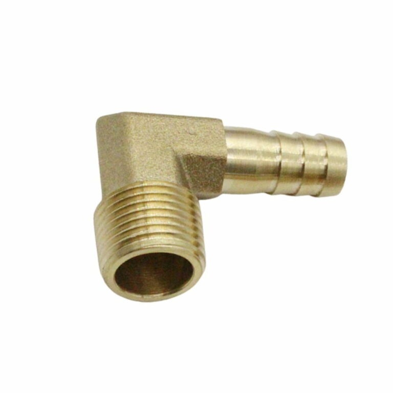 LTWFITTING 3/8 In. I.D. X 1/8 In. MIP Brass Hose Barb 90-Degree Elbow - Foto 11