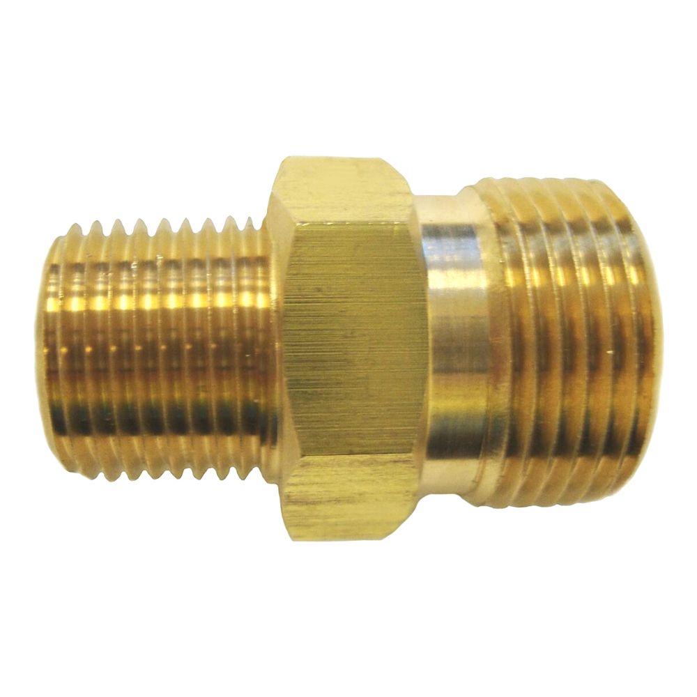 brass reducing hex nipple