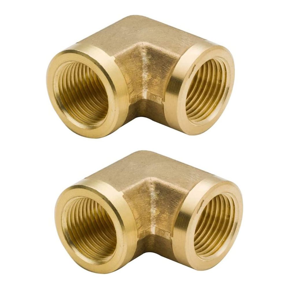 Brass Pipe Fittings 90° Elbow Female Thread