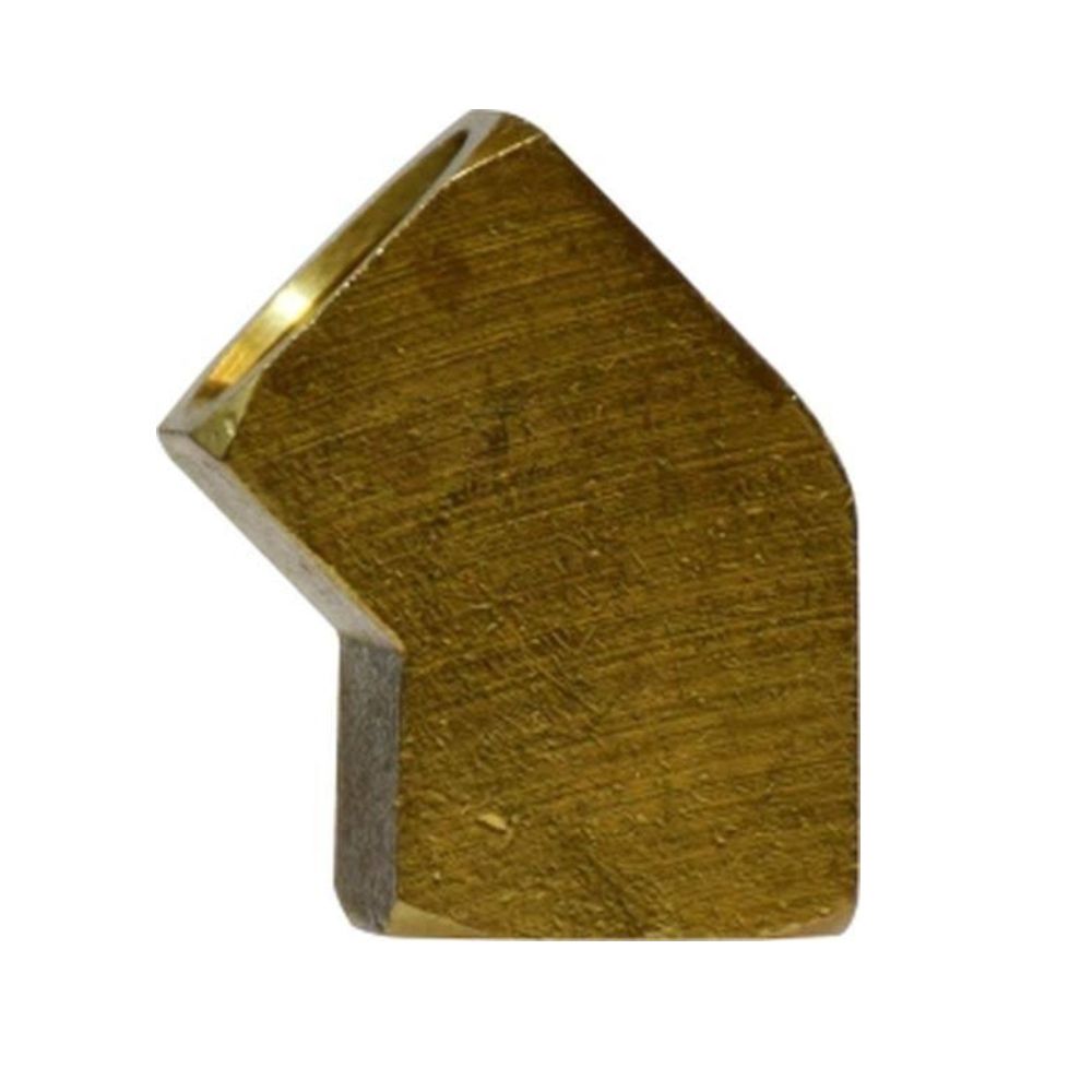 hydraulic 45° elbow female brass pipe fitting