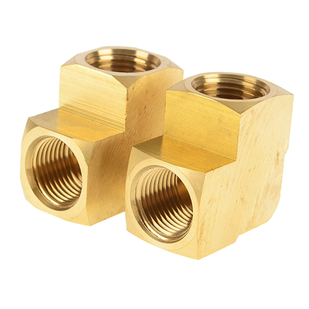 Brass Pipe Fitting 90° Elbow Female NPTF Thread