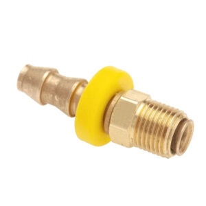 male inverted flare brass adapter