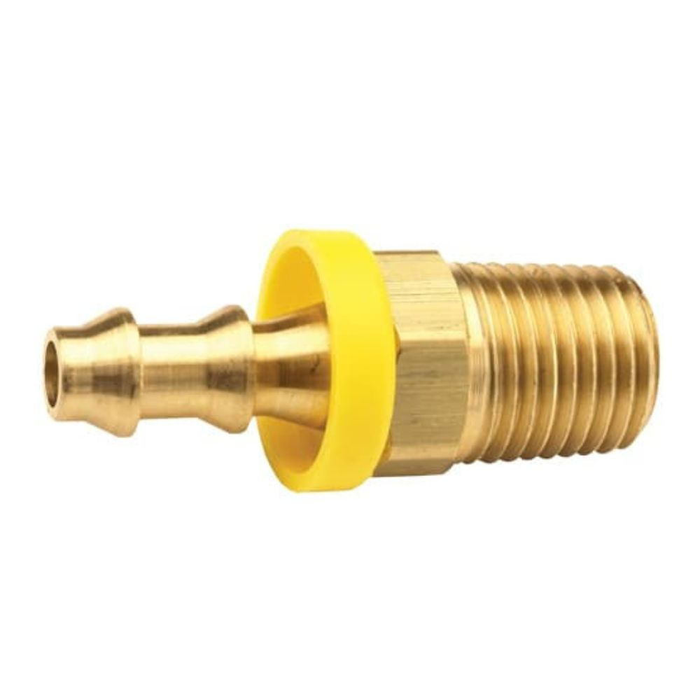 push on connector male adapter