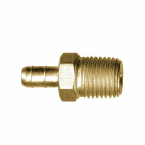 Barbed Brass Fittings For Poly Tube -- Male Adapter