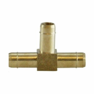 Brass Barbed Tee Fitting For Poly Tube--Union Tee