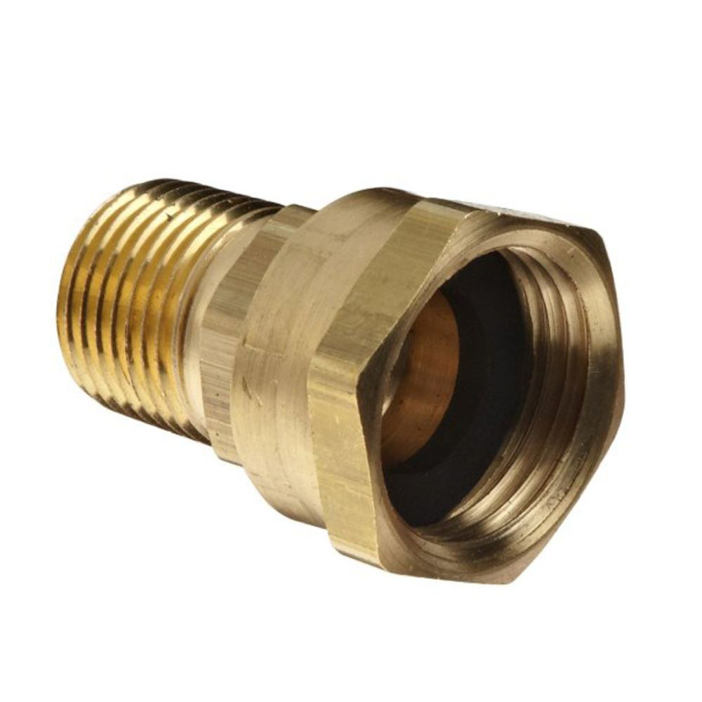 Brass Garden Hose Swivel Fitting-FGH×Male Pipe Fitting