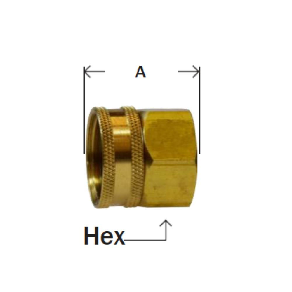 Garden Hose Brass FittingsFGH×Female Pipe Swivel Fitting