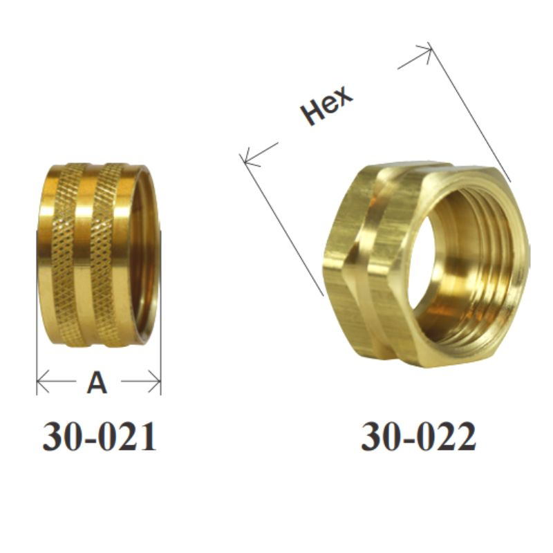 Brass Garden Hose FittingGarden Hose Nut