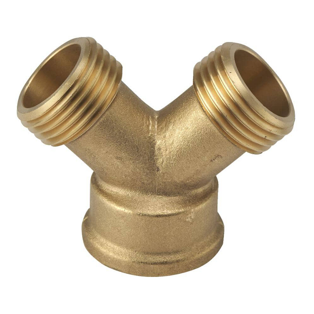 brass Y connector