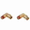 Brass Air Brake DOT Fittings - Push-in Male Swivel Elbow