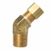 Brass Compression 45° Elbow