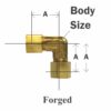 Brass Compression Union Elbow