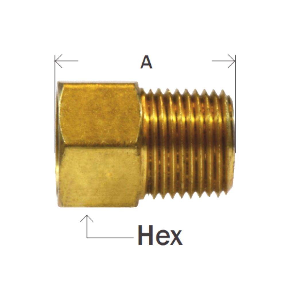 Brass Inverted Flare AdapterMale Adapter ManufacturerTopa