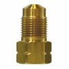 Brass Inverted Flare Pipe Fitting-Metric Adapter