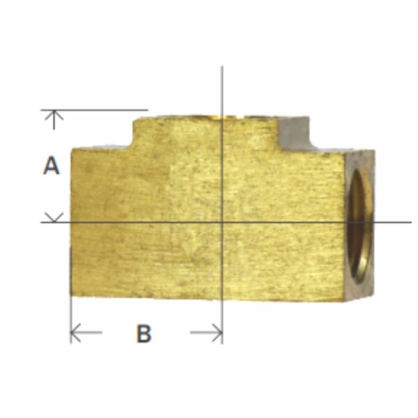 Standard Inverted Tee System Brass Inverted Flare Tee - Union Tee China Factory - Topa