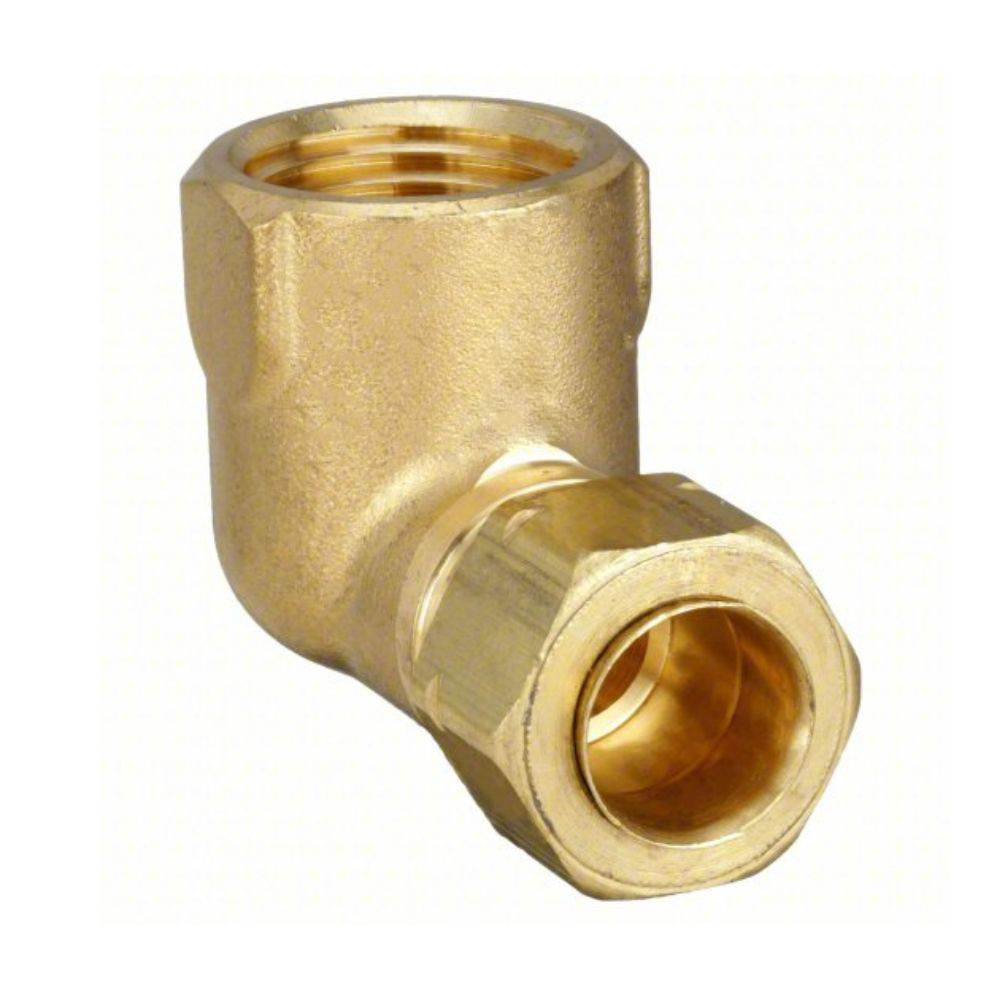 brass compression elbows 90-degree