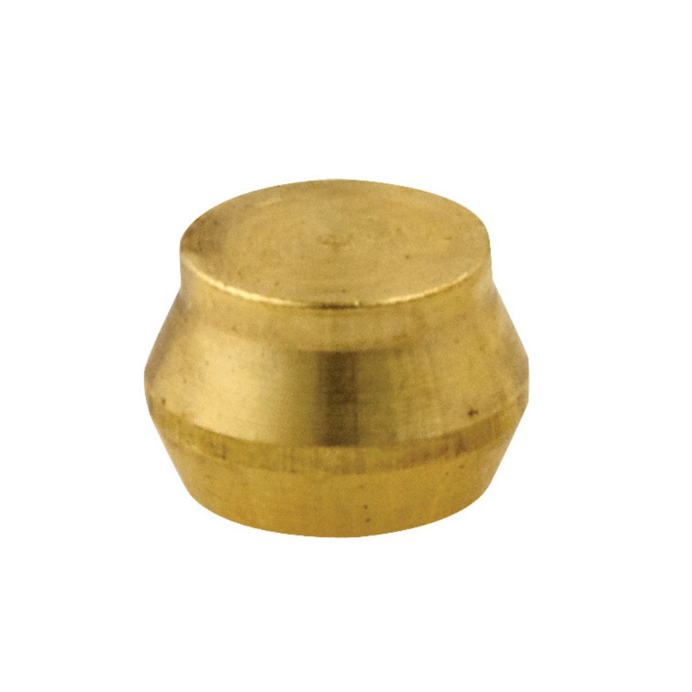 Brass compression cap and plug