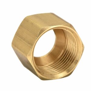 Brass compression sleeve and nut