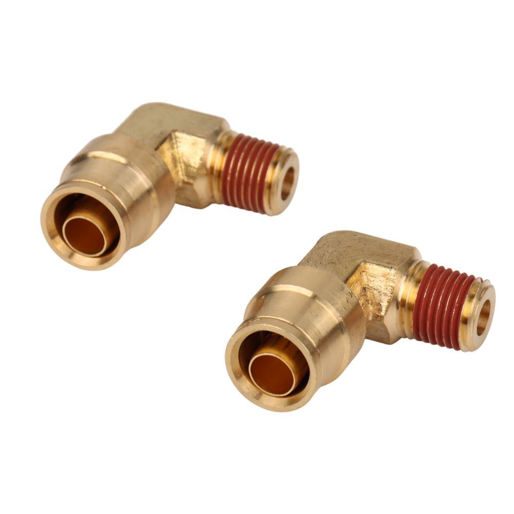 DOT Air Brake Hose Fitting Brass Pushin Male Elbow