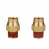 DOT Air Line Fitting - Brass Push-in Male Connector