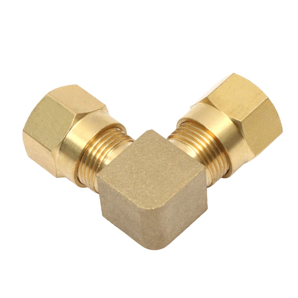 DOT Brake Line Compression Fittings For Nylon Tubing Elbow